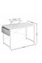 Computer Table With Storage Bag,Home Office Desk with Monitor Stand,Modern Simple Study Desk - 2