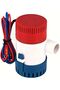 1100GPH 12V DC Submersible Bilge Pump (White)
