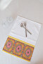 Decorative Kitchen Cotton Oven Towel Special Patterned Ethnic Model 35X50 cm Washable - 3