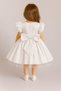 Girls' Front and Back Bow Detail Pearl-Embellished Collar Ball, Party, Graduation, Birthday Dress - 2