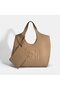 Women's Mink Leather Hobo Bag - 4