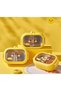Lunch or Snack Box, OEM, with Two Compartments, Duck Pattern - 6