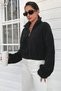 Women's Soft Textured Plush Fleece Sweatshirt - 4
