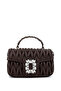 Women's Faux Leather Brown Shoulder Bag