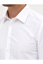 White Slim Fit Line Textured Long Sleeve Shirt 50312340-Vr013 - 7