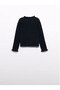 Abel Lula Girls' Half-High Neck Knit Sweater - 5