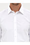White Slim Fit Line Textured Long Sleeve Shirt 50312340-Vr013 - 6