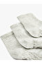 Textured 3-Piece Sock Set - 3