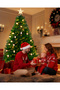 1.8M/6FT Pre Lit Artificial Tree with 350 LED Lights & 1450 PVC Branch Tips, Easy Assembly - 7
