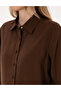 Dark Brown Modal Blend Comfort Fit Long Sleeve Shirt 50318219-Vr084 - 7