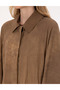 Beige Trench Coat 50314049-Vr011 - 7