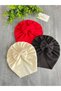 Baby Girl Bow Detailed Knitwear Bonnet - 3