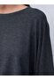 32270 Boat Neck Batwing Sleeve Top-K.Anthracite - 4
