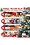 1.8M/6ft Artificial Christmas Tree, 1500 PVC Spray White Branch Tips, Easy Assembly - 7