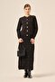 Women's Stone Detailed Two-Piece Set Black 20752 - 4