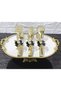 Gold Serving Tongs Set of 3 Black Cast Iron/Pasta/Dessert/Meal/Presentation Tongs Titanium - 2