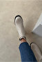 Women's Boots Beige Suede - 6
