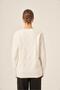 Women's Pearl Detailed Diamond Patterned V-Neck Sweater Ecru 25057 - 7
