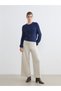 Esvab • Modern & Distinctive Wide-Leg Women's Knitwear Pants with Waist Cord