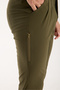 Active Men's Knee Riding Pants Army Green - 5