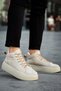 Men's Beige Casual Lace-Up Suede Durable Winter Boots High Sole Stylish Comfortable Sports Boots Postal - 5