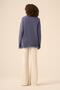 Women's Tassel Detailed V-Neck Knitwear Cardigan Indigo 25198 - 5