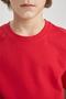 Boy's Red Crew Neck Short Sleeve School T-Shirt K1687A624Sm - 5