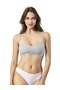 Women's Camisole Rope Strap Padded Gray Bustier 6429 - 4