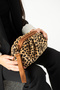 Leopard Print Scholarship Crossbody Bag Width:30Cm Length:18Cm Bottom:7Cm