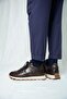 Dustin Model Genuine Leather Handmade Brown Sneaker Shoes - 2