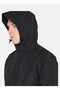 Tb0A44P60011-Winnick Waterpro Jcket Black Hooded Collar Regular Fit Men's Raincoat - 2