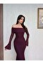 Lined Off-Shoulder Dress - 4