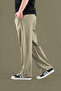 Men's pants elastic waist linen casual stretchy Stretch Fabric basic cotton jogger - 4