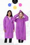 Lavender Purple Unisex Eva Fabric Water Windproof Adult Raincoat
