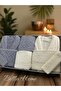 8 Piece Wicker Family Bathrobe Set - Dowry Set - 100% Cotton - Original Luxury Box - 3