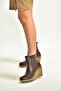 V361197009 Brown Wedge Heeled Women's Boots - 2