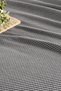 Crushed Textured 100% Cotton Pique Bedspread |   Breathable Sweatproof Summer Seasonal Cover - 4