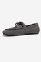 Lorven Smoked Suede Genuine Leather Lace-Up Women Loafer Shoes - 4