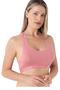 Women's Single Basic Cotton Padded Sports Rambo Bustier 7777 - 2