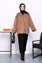 Mink Single Button Cashmere Jacket
