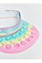 Mixed pop it patterned girl's visor cap hat - 4
