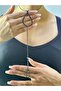 Black Drop Unisex Necklace 26 cm - 2