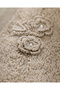Rosabell 2-Pack 100% Cotton Crochet Hand Towels - Beige - 30X40 cm - 4