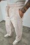 Premium Men's Beige Comfortable Fit Velvet Shirt & Pants Bottom Top Set Ls-19533 - 7