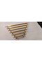 Emi̇r 5 Ad. Gold 224 mm Metal Screw Handle Cabinet, Dresser, Unit, Bedside Table, Kitchen Cabinet, Cloakroom - 2