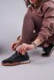 Hi̇mara Suede-Skin g Paneled Sports Shoes Black