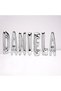 Letter Balloons Set "Daniela", Silver, 40 cm - 2