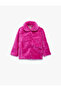 Faux Fur Fuchsia Girl's Jacket 6Wkg20042Aw