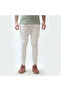 Men's Beige Slim Fit Flexible Sports Pants