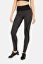 Women Tight Fit Brand Logo Training Tights, Grey